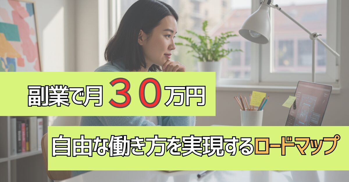 【動画編集 未経験は絶対見て】副業で月30万円！動画編集で自由な働き方を実現するロードマップ